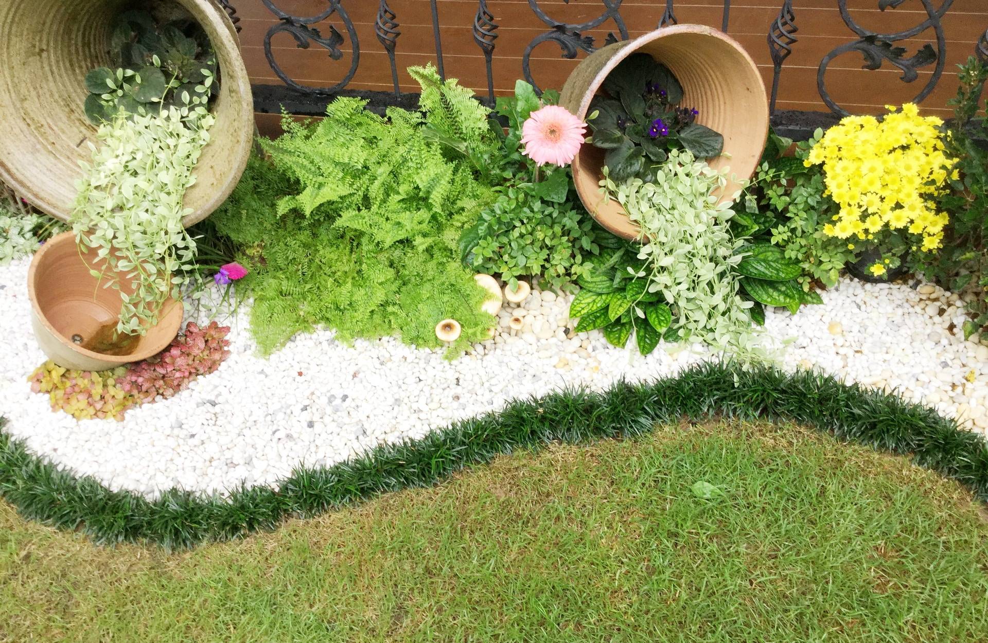 Garden landscaping in Abingdon