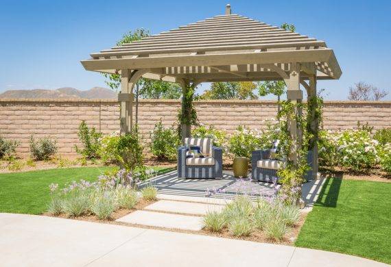 Pergola installation landscaping in Radley