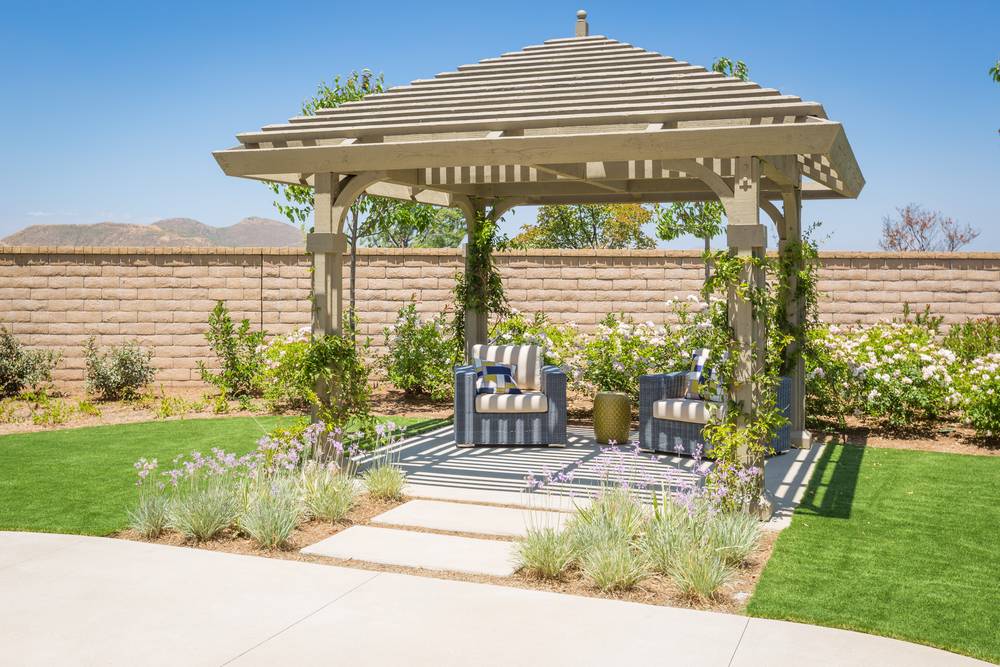 Pergola installation landscaping in Radley