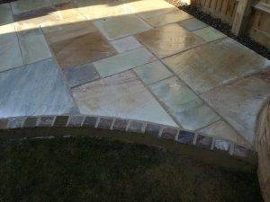 Curved Garden Patio