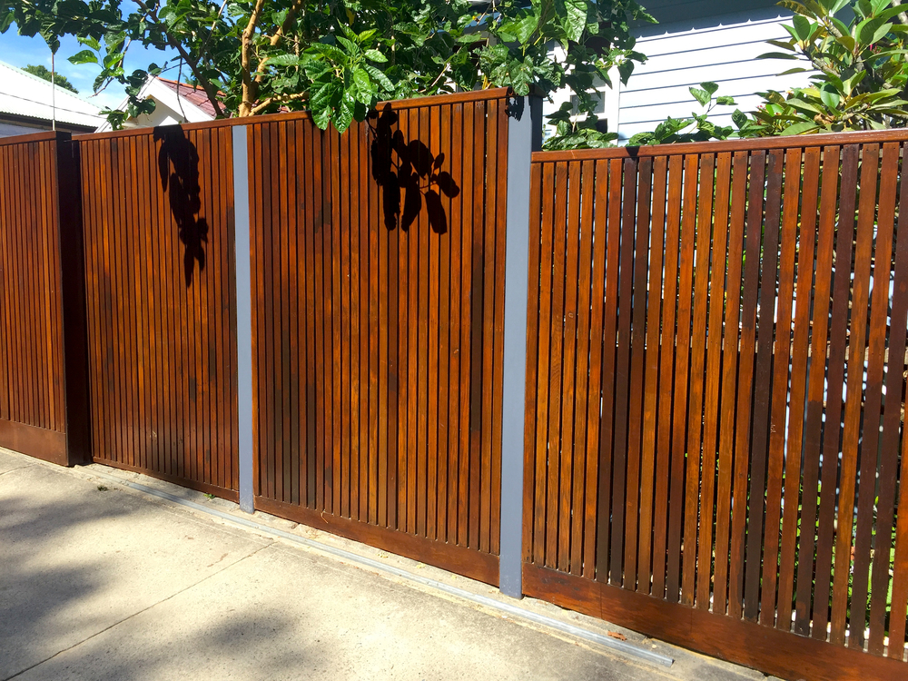 Orange and Brown Fencing